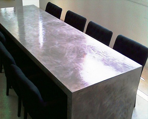 micro screed table top installed in edinburgh scotland